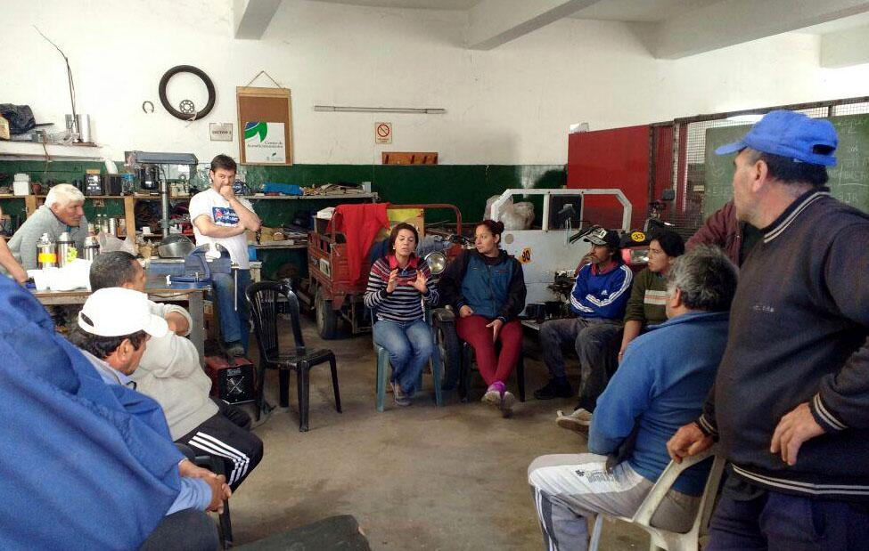 Reunión con recuperadores urbanos