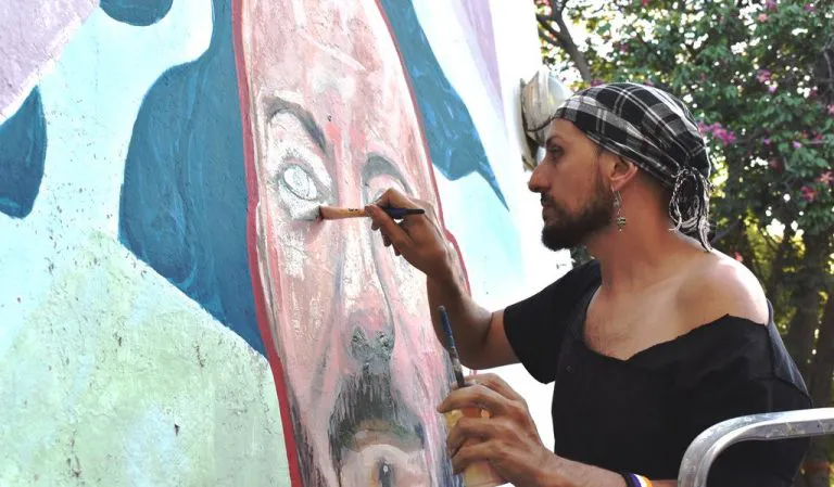 Reparación de murales en Ciudad Universitaria (Alfilo) 2