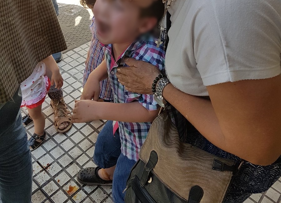 niño herido