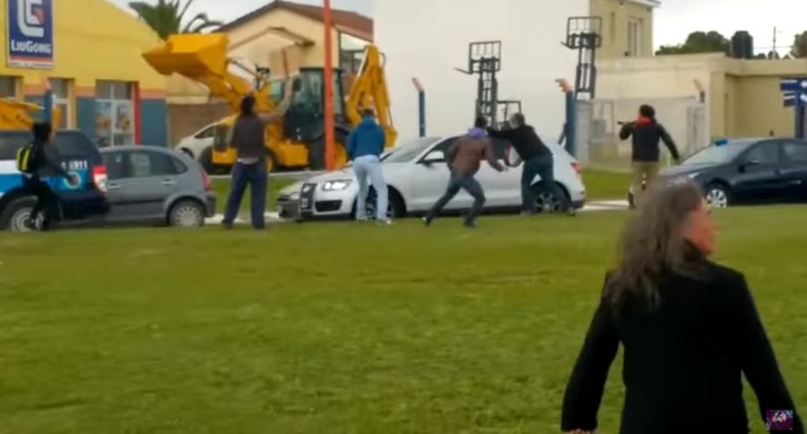 escrache macri en la pampa