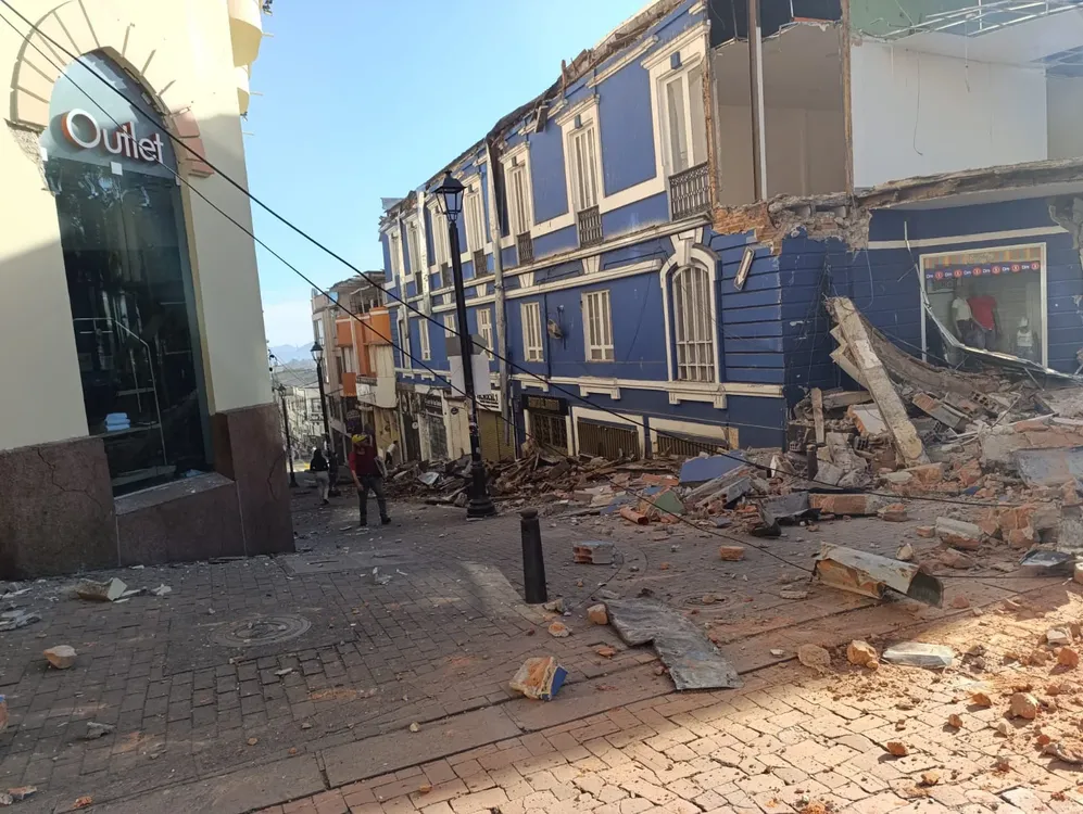 Sismo en Colombia by gentileza