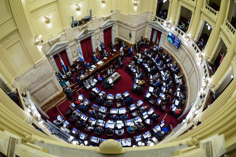 Senado votación
