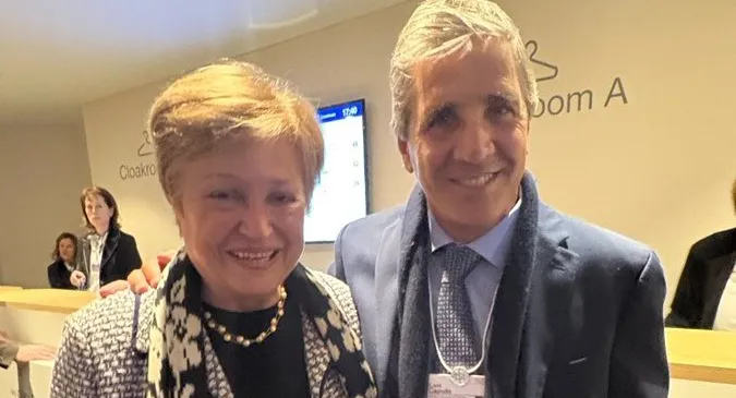 Georgieva y Caputo en Davos 2026 