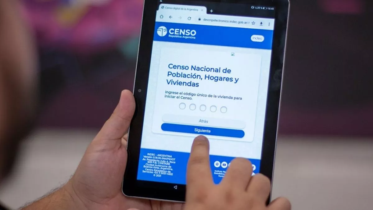 Censo digital 2022 (Telam)