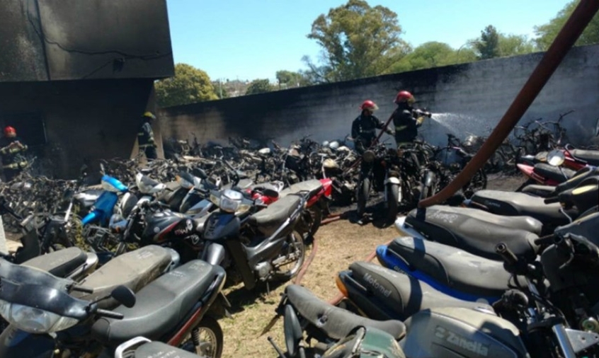 motos quemadas
