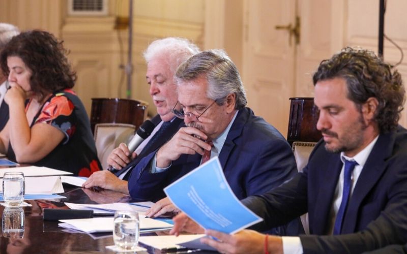 Reunión interministerial Coronavirus Presidencia de la Nación