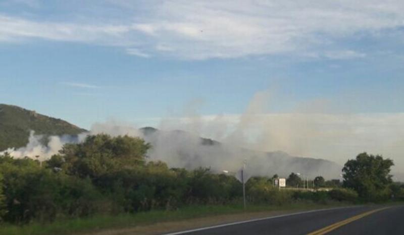 incendio basural carlos paz