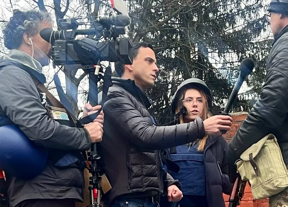 periodistas fallecios en las afueras de Kiev @NA