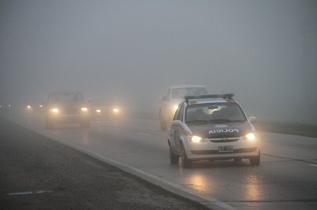 camio del cuadrado neblina