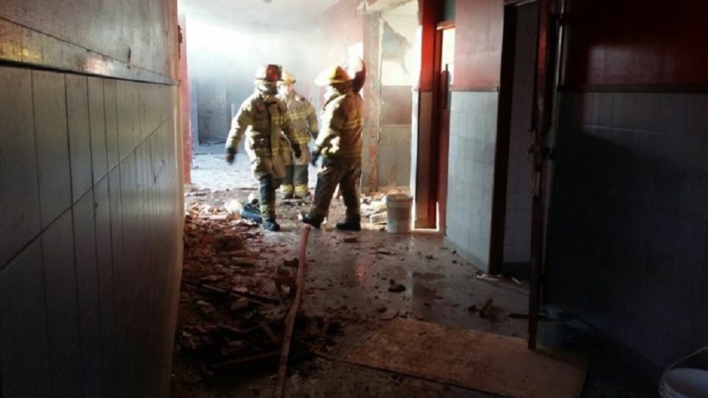 explosión escuela moreno gentileza Tiempo Ar