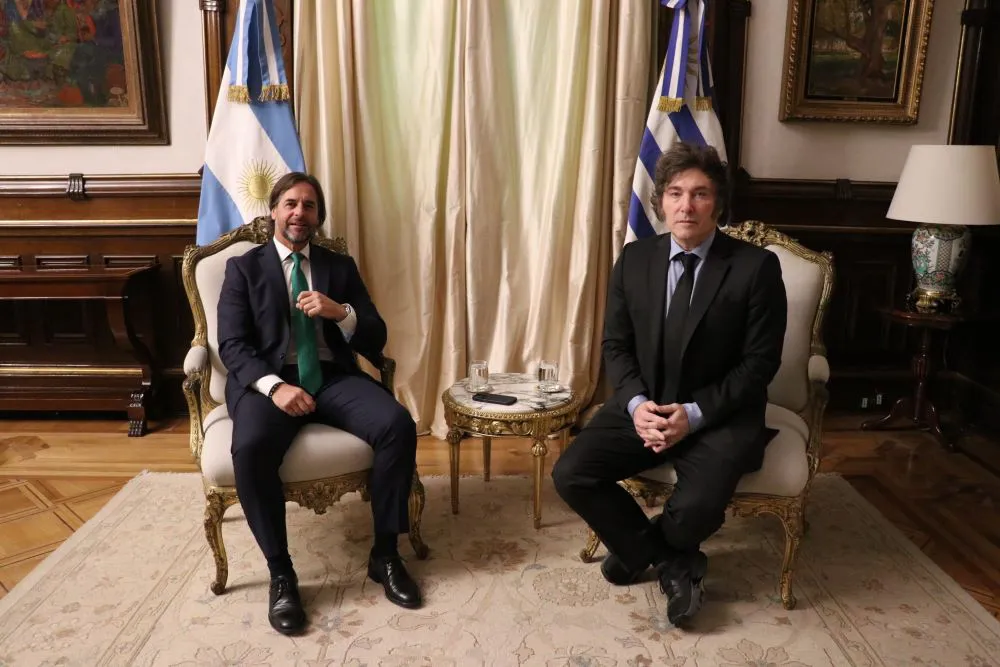 Milei y Lacalle Foto Presidencia