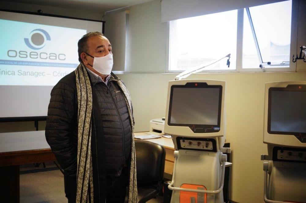 Chacon recibe respiradores en AGEC