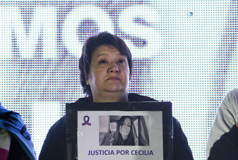 Gloria Romero, madre de Cecilia Strzyzowski by telam