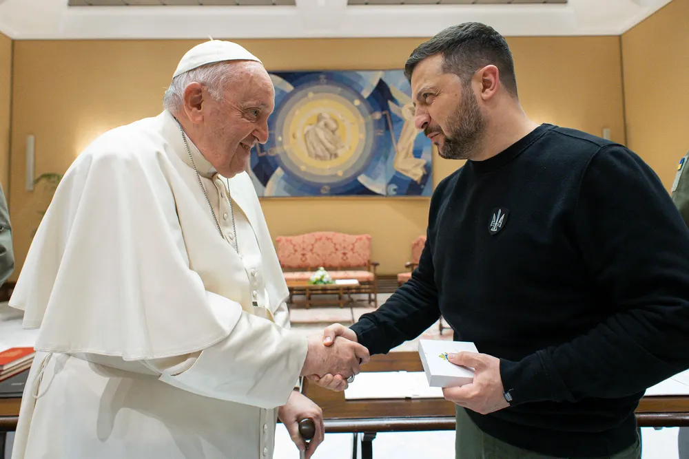 Papa Francisco y Zelenski by Télam