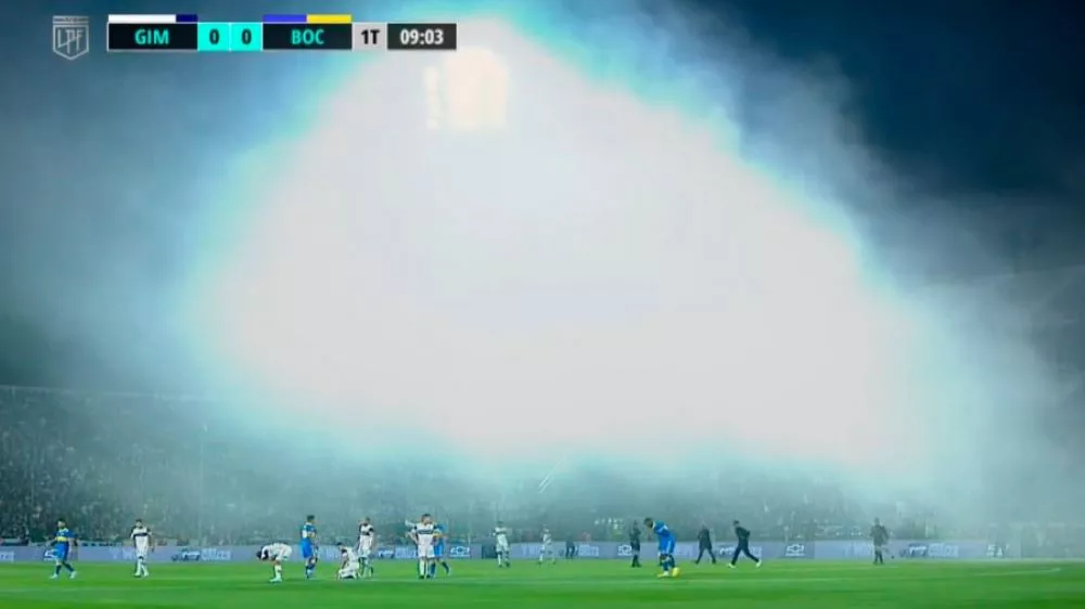 incidentes Gimnasia-Boca by captura