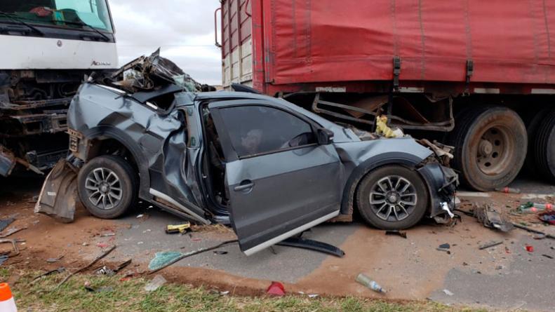 Accidente en cadena Néstor Ghino Doce TV