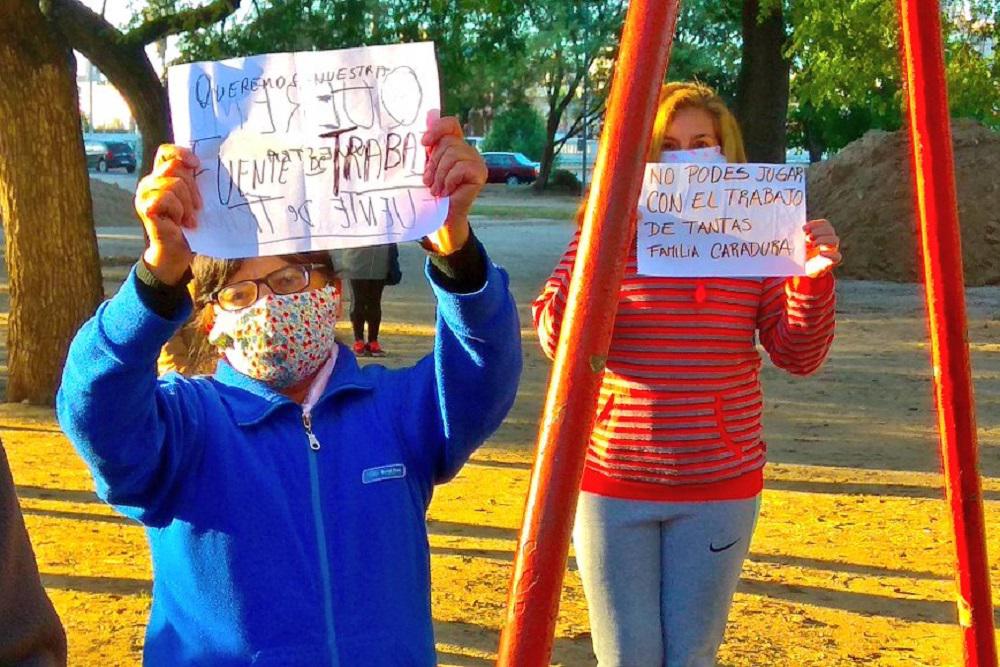 Protesta Parque Las Heras by @cintiafrencia
