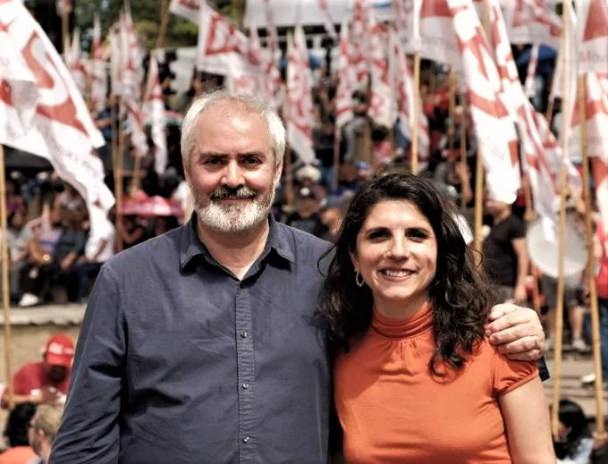 Alejandro Bodart y Celeste Fierro (Twitter Alejandro Bodart)