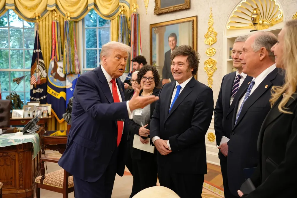 Milei y Trump by na