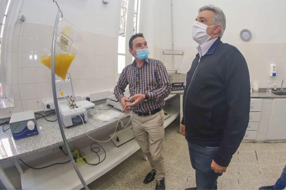 Llaryora donacion plasma Municipalidad de Córdoba