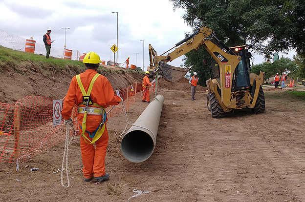 Obras colector norte cloacas 1