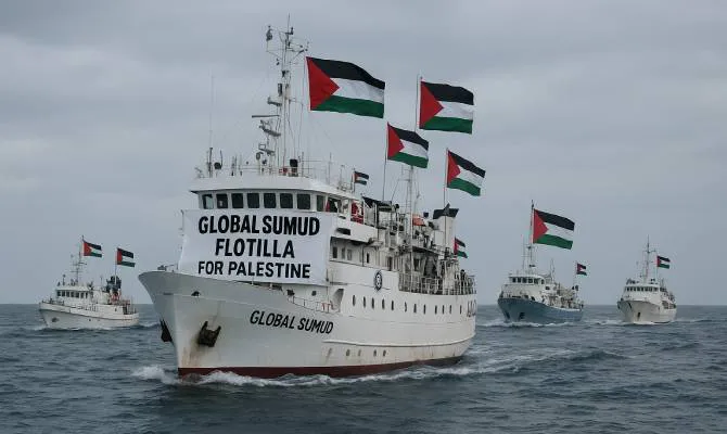Flotilla humanitaria Sumud (La Izquierda Diario)