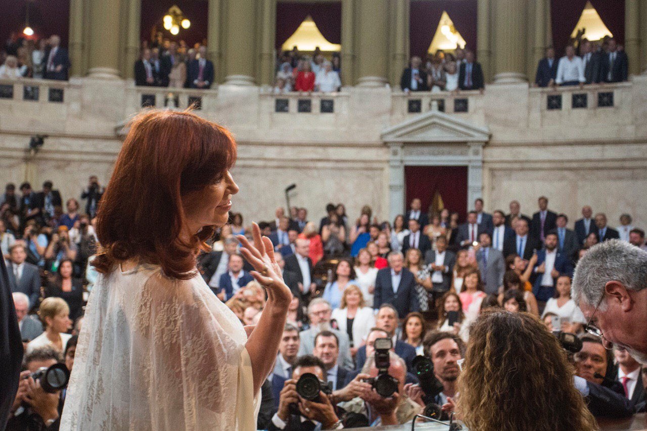 Cristina Fernández Senado prensa
