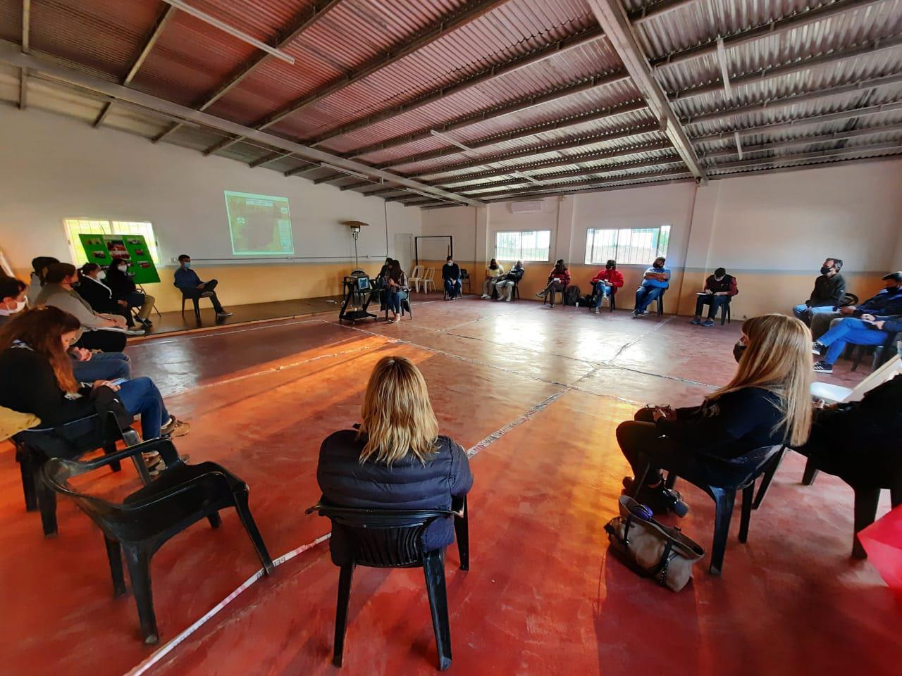 Mesa interinstitucional Alpa Corral prensa Gobierno de Cba