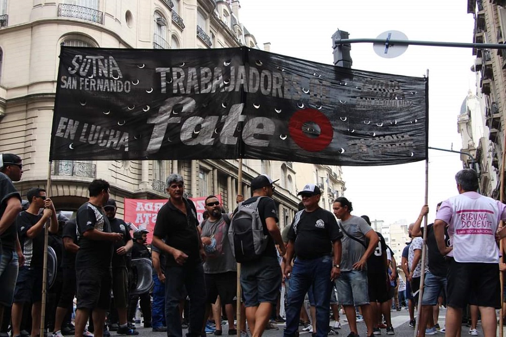 Trabajadores FATE by SUTNA