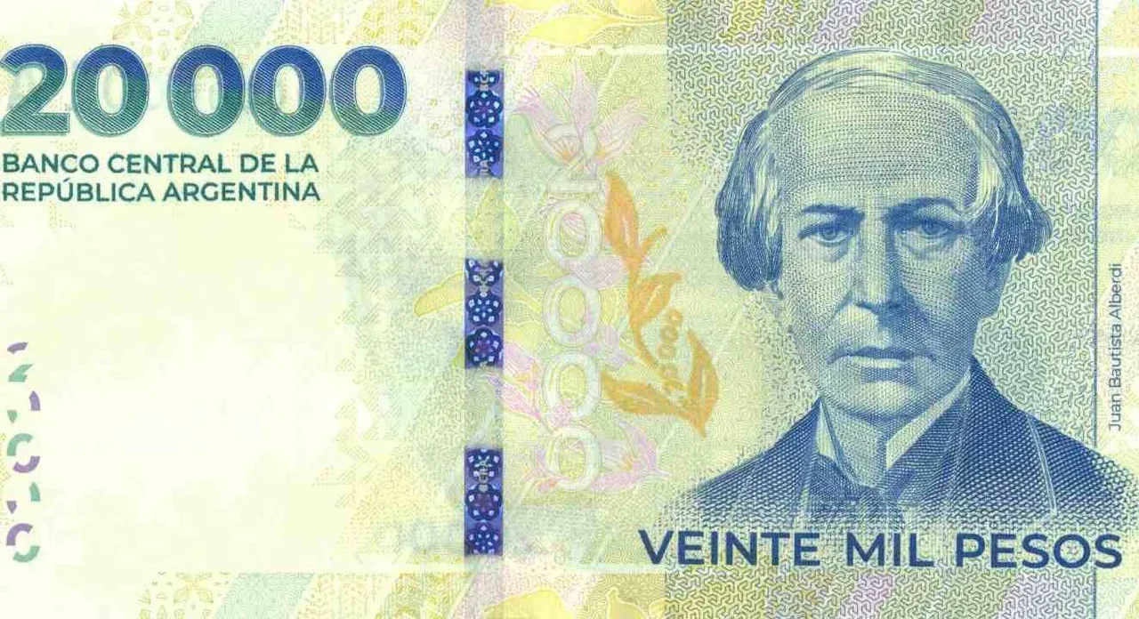 Billete de 20.000 pesos (BCRA) 3