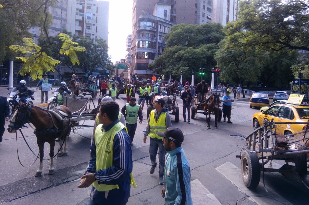 protesta de carreros Twitter cooperativa La Igualdad