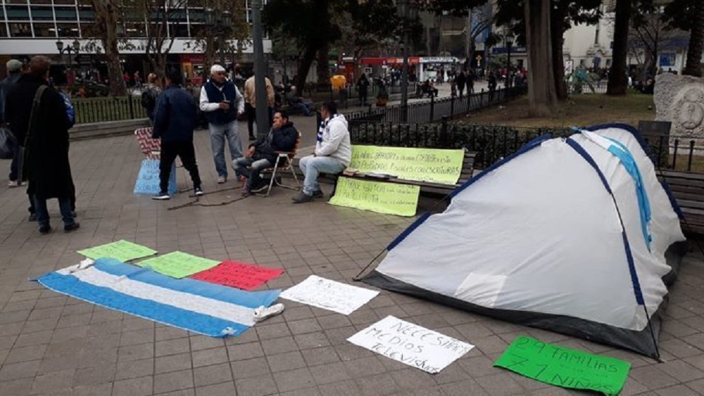 Protesta de vecinos de Colonia Caroya Radio Jesús María