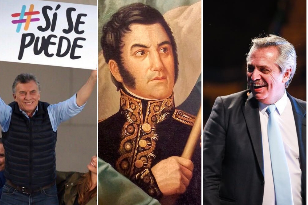 Macri - San Martín - Fernández