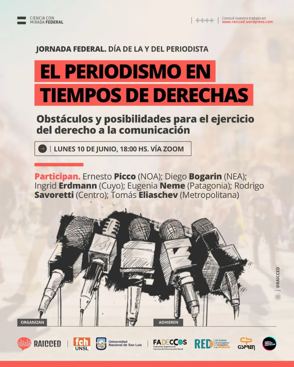 fñlyer PERIODISMO