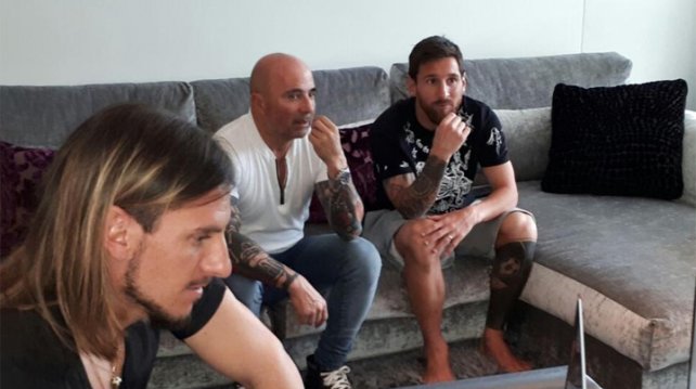messi sampaoli beccacece