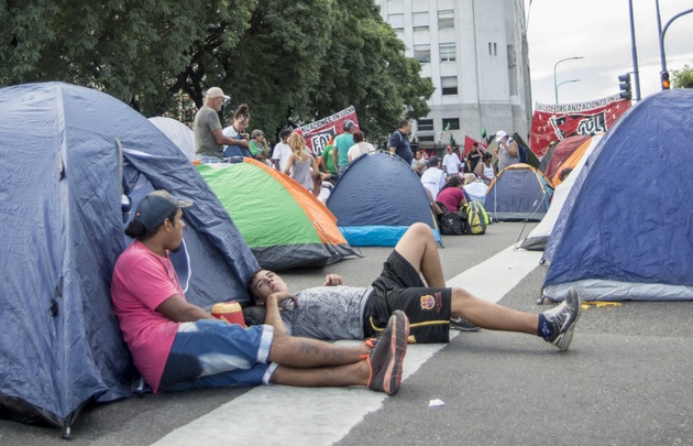 acampe 9 de julio
