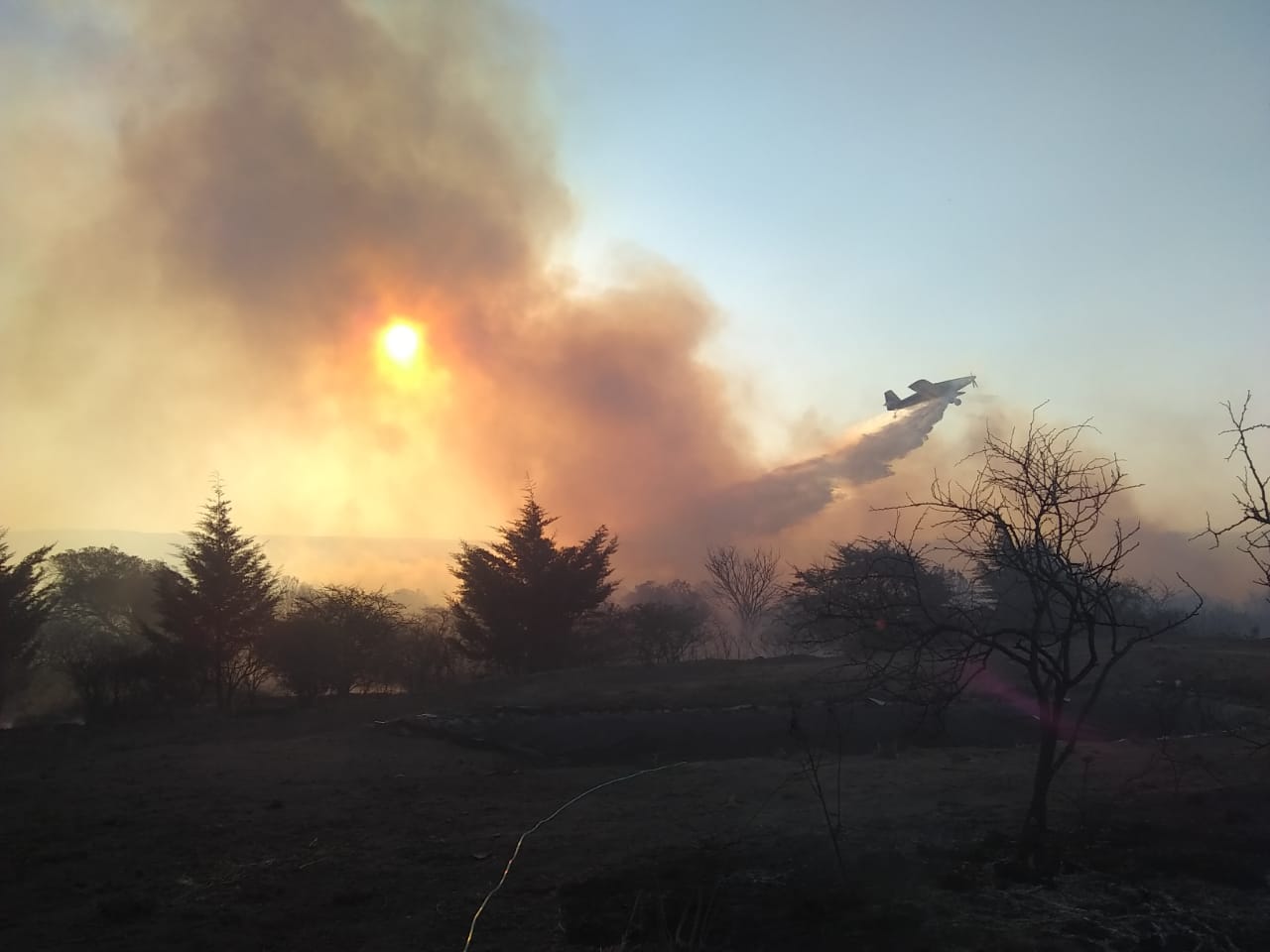 incendio villa giardino la cumbre by Ariel Luna