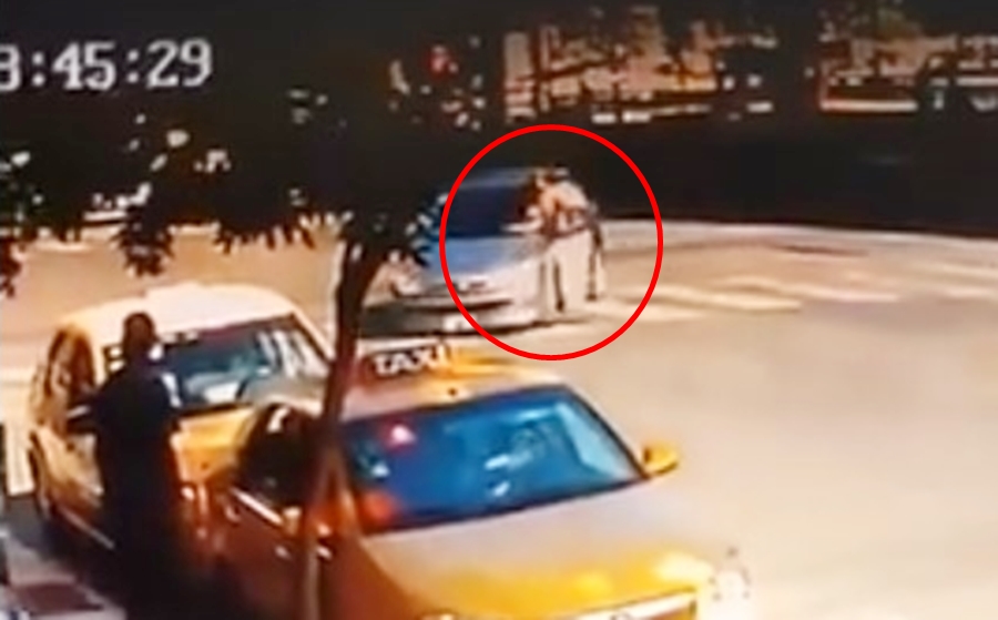 mujer atropellada video