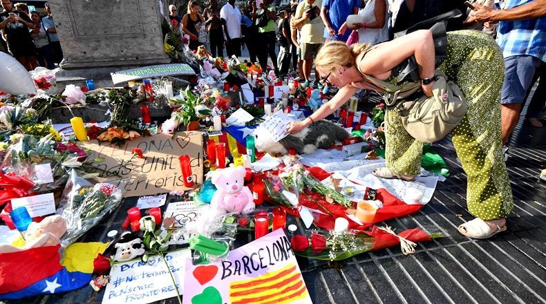 Ataque en Barcelona homenaje víctimas