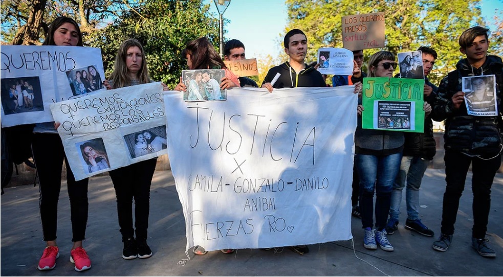 Marcha por las víctimas de San Miguel del Monte A24