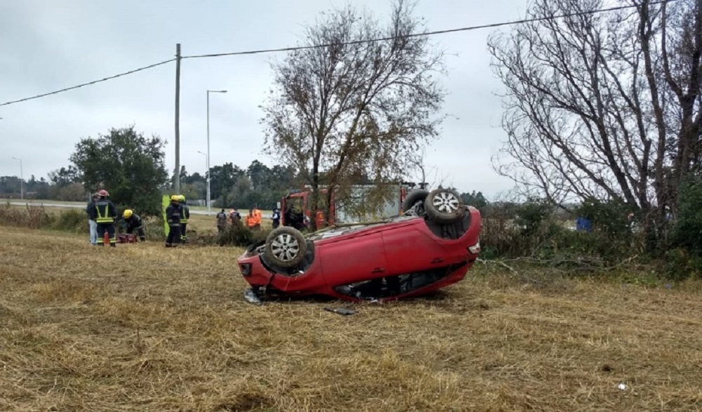 Vuelco en Río Cuarto Puntal