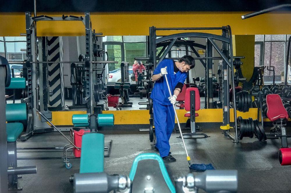 Gimnasio cerrado