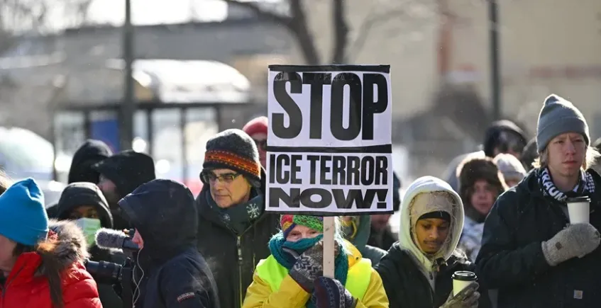 protestas contras el ice by efe
