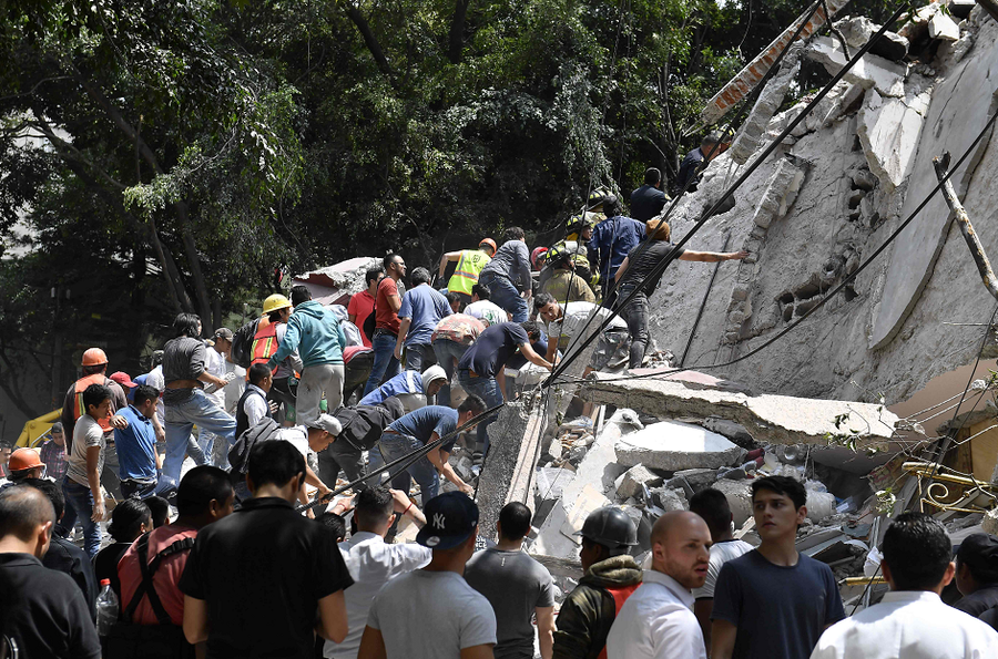 Sismo México 1 by AFP