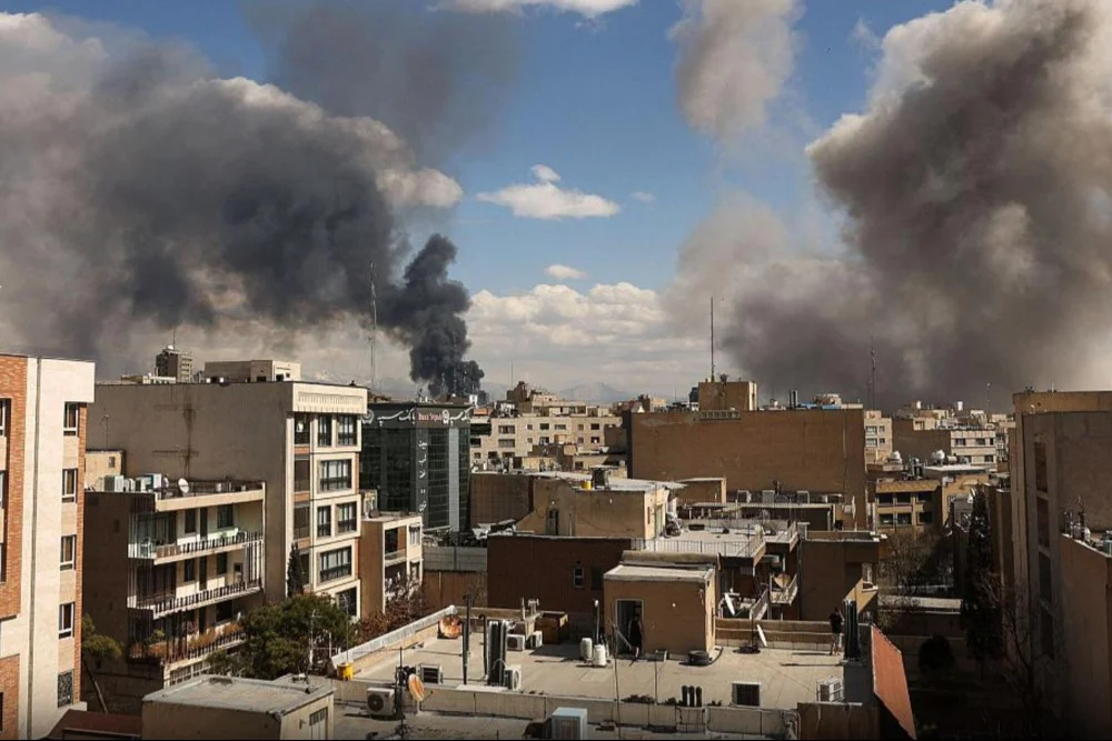 bombardeos en teherán