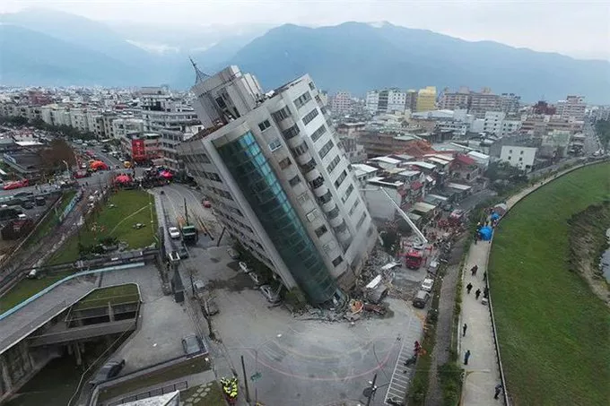Terremoto en Taiwan (foto gentileza)