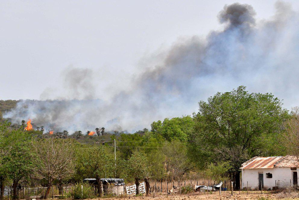 incendios en el norte provincial by Télam