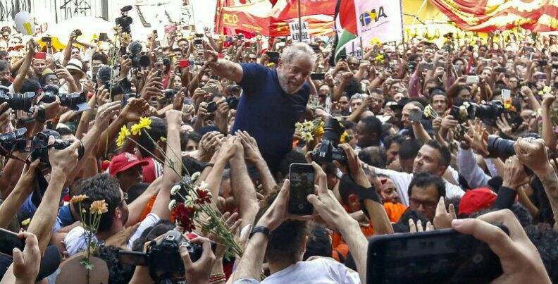 Lula discurso en San Pablo by AFP