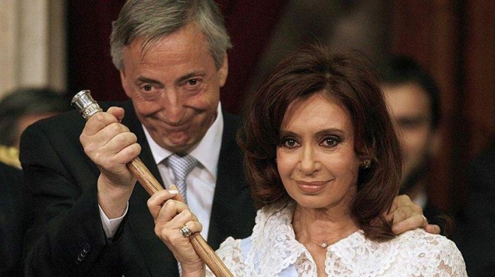 Cristina Fernández bastón presidencial