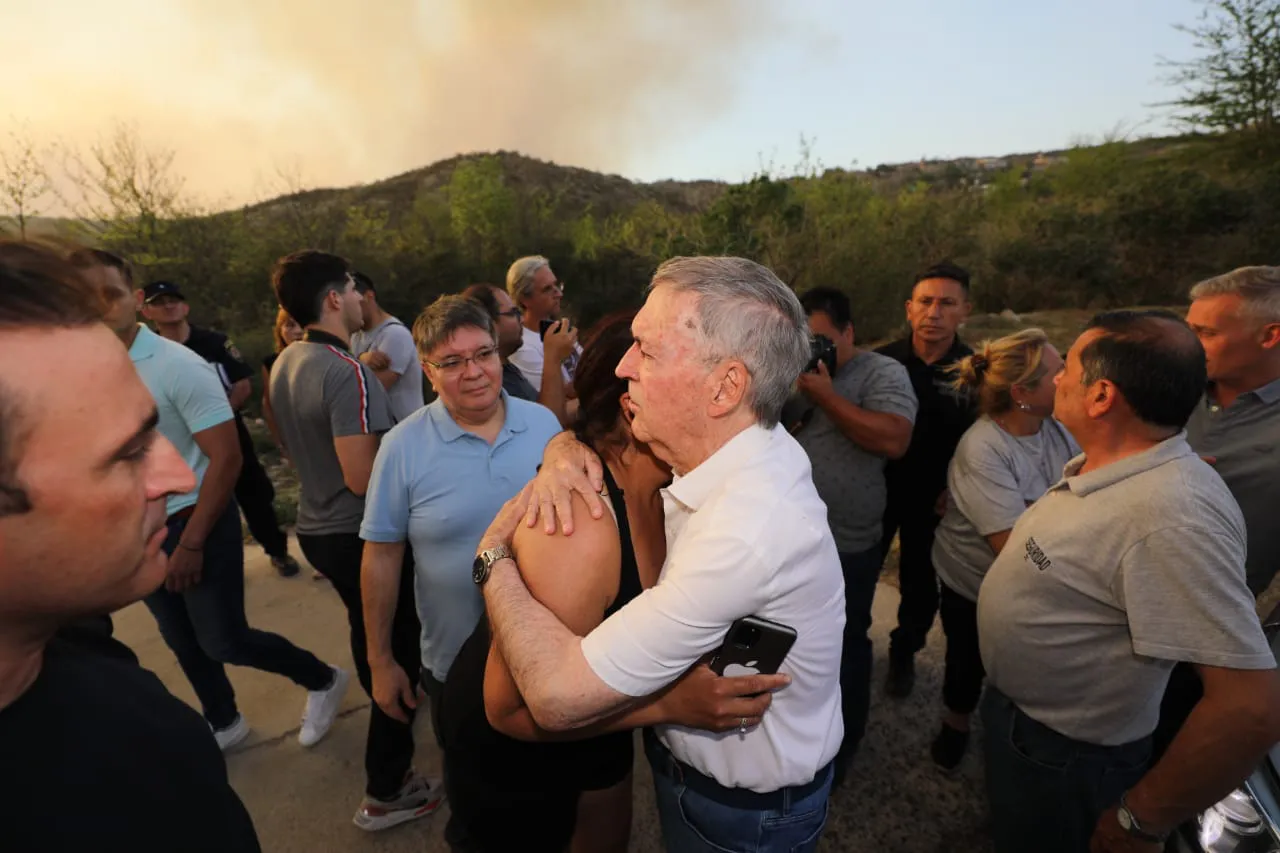 schiaretti en los incendios